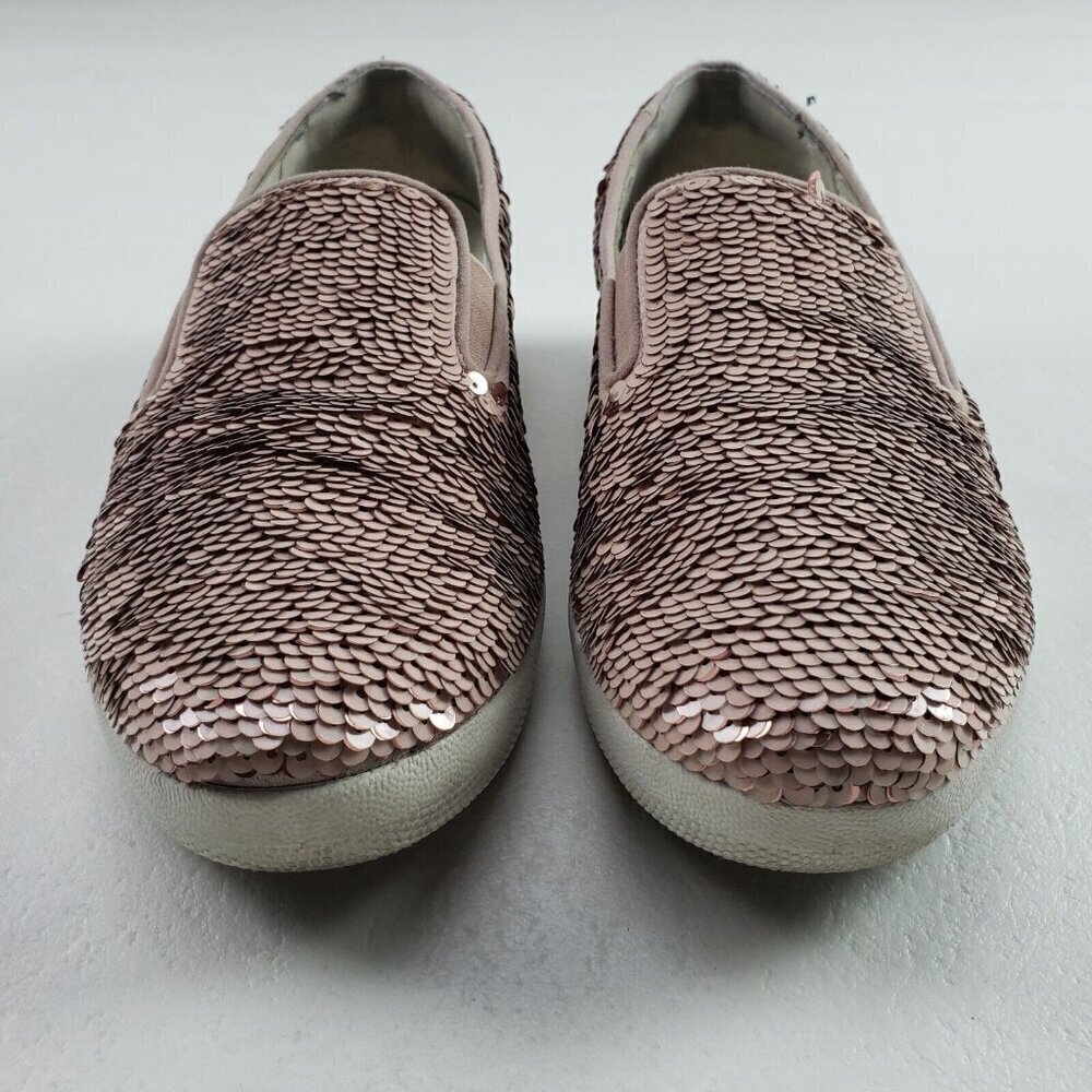 Fitflop Superskate Sequin Loafer Shoe Womens 6.5 Pink Slip On Comfort Shoe - Picture 3 of 10
